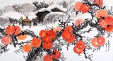 QA中国美术家协会会员 赵金鸰《柿乡》(询价)