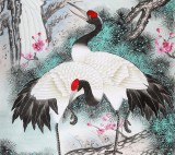 【已售】北京美协凌雪四尺松鹤图《松鹤延年》