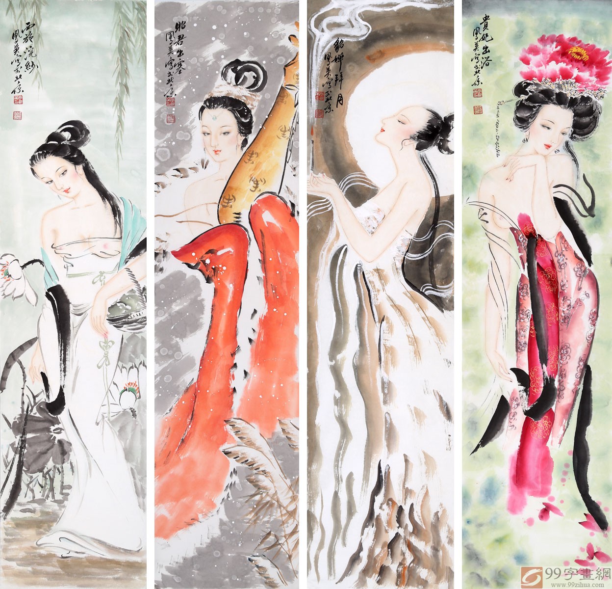 李凤英四大美人 - 仕女图