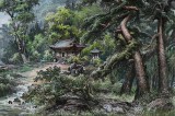 【已售】朝鲜画家 金林 作品《夏天》