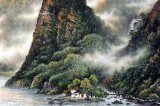 【已售】李宗峻四尺精品国画《群峰朝晖入画图》