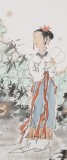 陈乐四尺斗方《东风何时至》