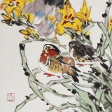【已售】著名花鸟画家曲逸之精品 牡丹六条屏