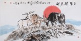 【已售】王向阳四尺《三阳开泰》