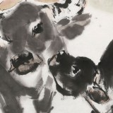 【已售】王向阳四尺斗方《雨过蝉又鸣》