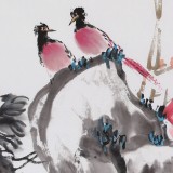 【已售】刘卓华 四尺《春光明媚》 河北著名老画家