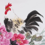 SK河北著名老花鸟画家刘卓华四尺斗方《春意盎然》