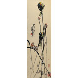 【已售】名家王永刚小尺寸手指画《荷塘清趣》(询价)