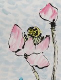 【已售】名家王永刚四尺三开手指画《生机》(询价)