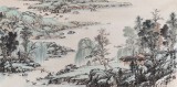 【已售】国家画院宁全喜四尺《春江泛舟》