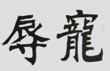 国家字库雁翎体创始人 王永德 四尺《宠辱不惊》