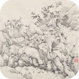 福建美协官鸿小尺寸《隐居》
