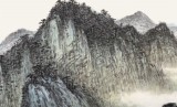 【已售】名家刘金河四尺山水画《青山霁后云犹在》