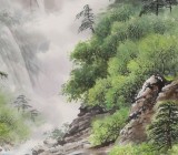 SKSD朝鲜画家徐京 四尺《金刚山的夏天》