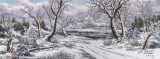 【已售】朝鲜画家吴正秀 小八尺《故乡的冬季》(询价)
