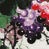 【已售】三尺葡萄画《硕果累累》