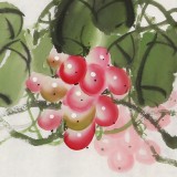 三尺葡萄画《硕果累累》 - 葡萄画 - 99字画网