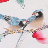 【已售】张洪山四尺斗方《长寿图》