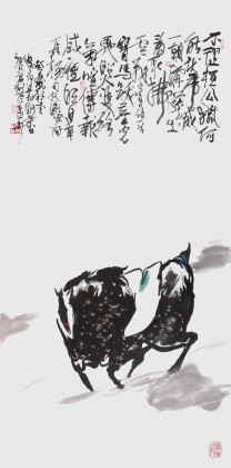 国家一级美术师王永刚 四尺国画《大唐风云图》（询价）