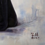 著名青年油画家朱艺林 布面油画 《青春少女》（询价）