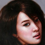 【已售】著名青年油画家朱艺林 布面油画 《花样年华》（询价）