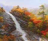 SK【已售】朝鲜人民艺术家 金日男油画 《金秋》