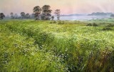【已售】朝鲜名家油画 金成龙 《春花烂漫》
