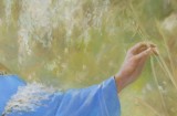 【已售】朝鲜平壤美术大学名家 卞革哲 《相思》 布面油画