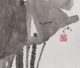 QA辽宁工美教授苗雨 四尺斗方《荷韵幽香》师从吴冠中