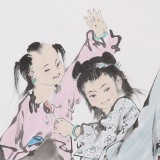 高仿范曾四尺《楚人九韶之舞》