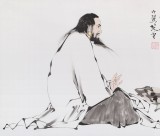 【已售】高仿范曾四尺《众生平等》