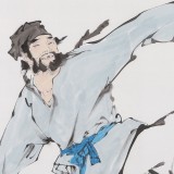 高仿范曾四尺《楚人九韶之舞》