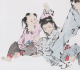 高仿范曾四尺《楚人九韶之舞》