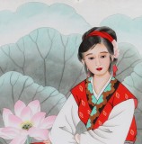 北京美协凌雪四尺《荷香万里》