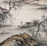 【已售】出版物原作 刘金河四尺斗方《短笛横轴与谁听》