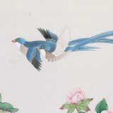【已售】北京美协凌雪六尺花鸟画《花开富贵》