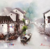 【已售】刘燕 《冬韵》 布面油画