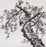 【已售】湖南省著名书画家罗华斌 四尺斗方《清香》