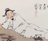 【已售】高仿范曾四尺《茶圣》
