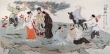 【已售】高仿范曾四尺《八仙图》