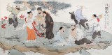 【已售】高仿范曾四尺《八仙图》
