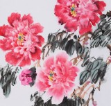 【已售】刘卓华 四尺《素华映月只闻香》 河北著名老画家