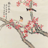 【已售】北京美协凌雪四尺斗方《梅花报春》
