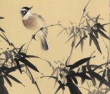 【已售】河南著名花鸟画家皇甫小喜 四尺 《雀鸣竹间》