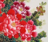 【已售】小六尺吉祥牡丹《花开富贵》