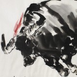 【已售】王向阳 四尺《神牛》中国美术家协会会员（询价）