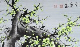 【已售】安徽美协何华贤 四尺《花中气节最高洁》