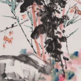 已故山野派绘画大家邹友蒸《秋色宜人》 1985年作