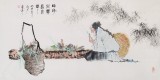 北京美协张春奇 四尺《时珍问药寻百草》（询价）