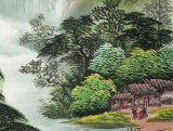 【已售】吴东四尺聚宝盆山水画《旭日祥云》